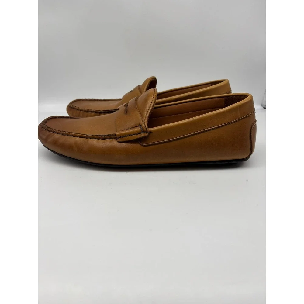 Allen Edmonds SUPER SPORT PENNY Men's Sz 9.5D Leather Loafers Handsewn